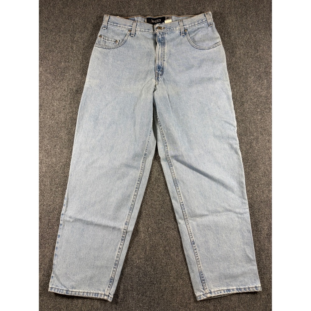Vintage Levis SilverTab Baggy‎ Jeans 36x32 Deadstock Made USA 90s Skater Y2K NWT